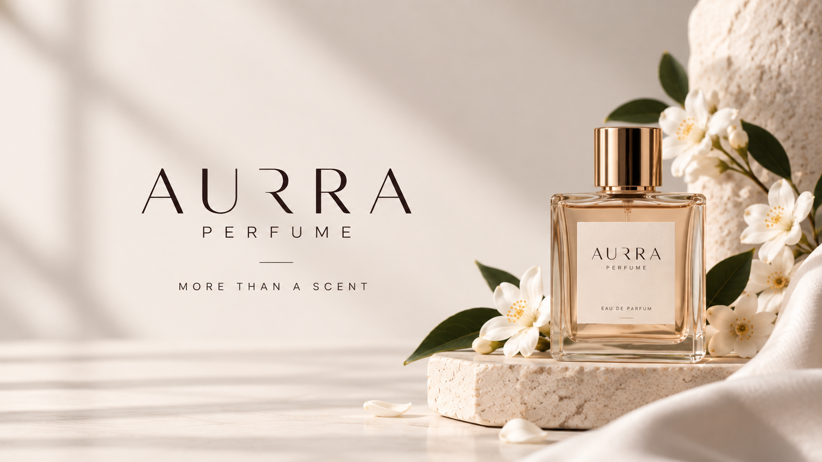 Aurra Perfume homepage screenshot