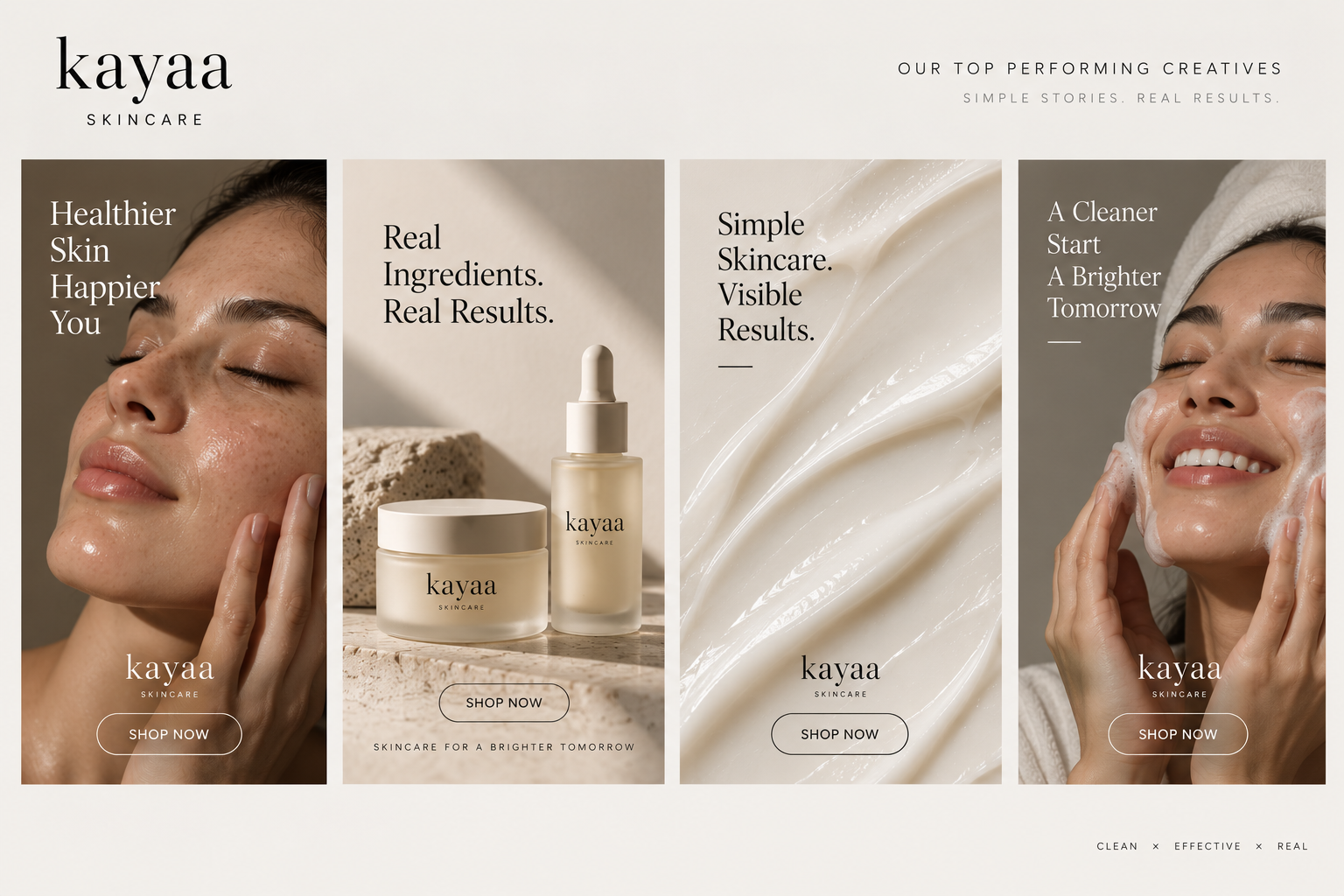 Ingredient-First Ad Creatives — Highlighting active percentages and clinical backing