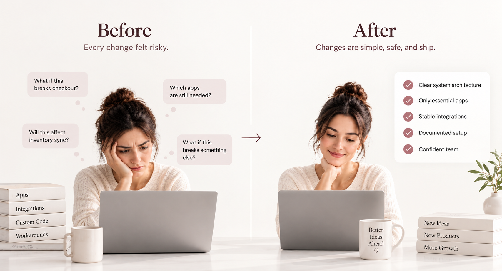 The Fear of Breaking Things — Overlapping apps, untangled custom code, and checkout risk