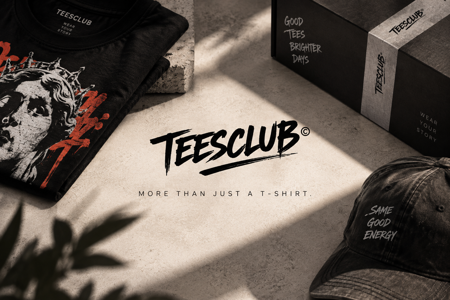 TeesClub homepage screenshot